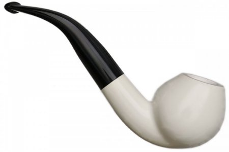 AKB Meerschaum: Smooth Bent Apple (with Case)