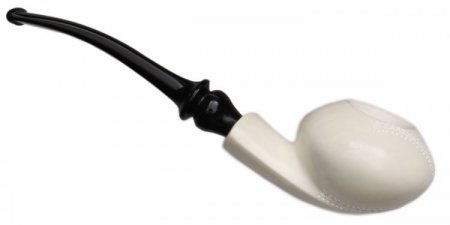 AKB Meerschaum: Spot Carved Tomato (with Case)