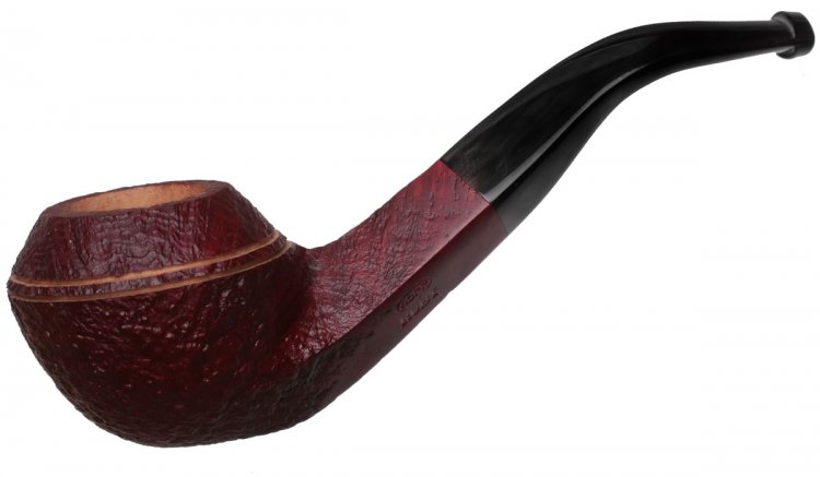 Ropp: Ruby Sandblasted Bent Bulldog