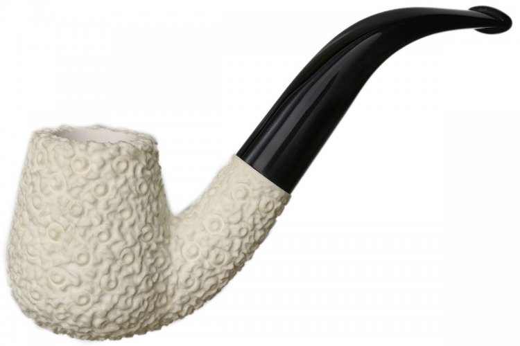 AKB Meerschaum: Rusticated Bent Brandy (with Case)