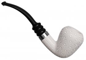 AKB Meerschaum: Lattice Acorn with Silver (with Case)