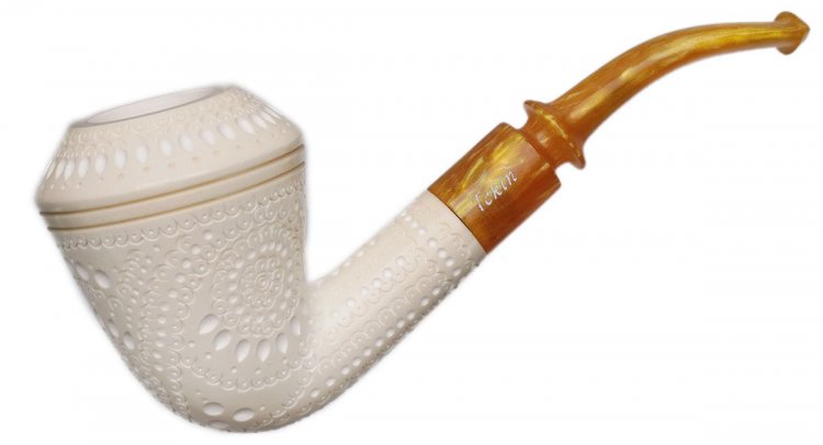 AKB Meerschaum: Lattice Rhodesian (Tekin) (with Case)