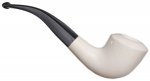 AKB Meerschaum: Spot Carved Bent Dublin (with Case)