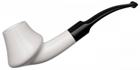 AKB Meerschaum: Smooth Volcano (with Case)