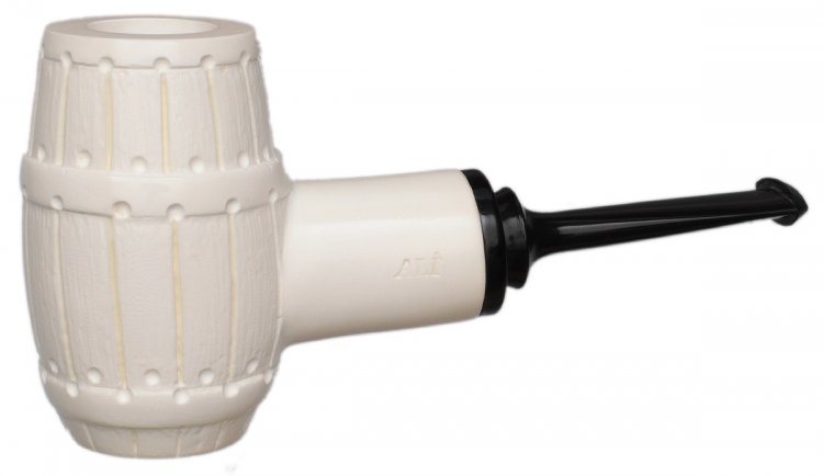 AKB Meerschaum: Carved Barrel (Ali) (with Case)