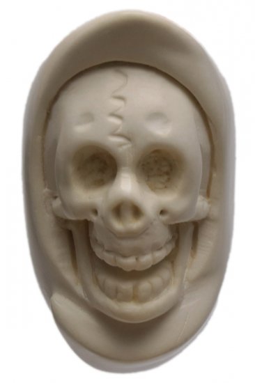 AKB Meerschaum: Carved Grim Reaper (with Case)