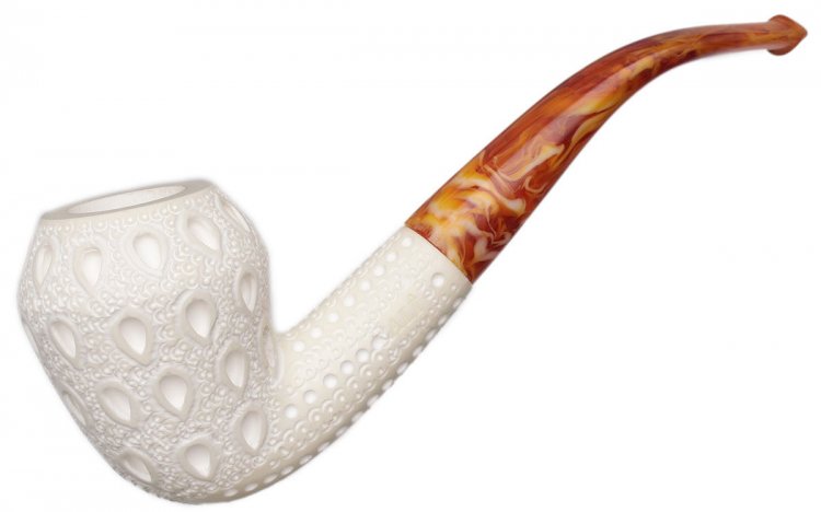 AKB Meerschaum: Lattice Rhodesian (Ali) (with Case)