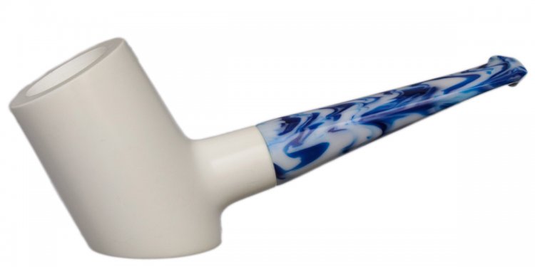 AKB Meerschaum: Smooth Poker (with Case)