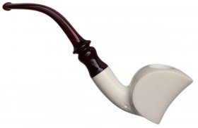 AKB Meerschaum: Spot Carved Freehand (with Case)