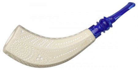 AKB Meerschaum: Lattice Paneled Horn (Ali) (with Case)