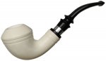 AKB Meerschaum: Smooth Rhodesian with Silver (with Case)