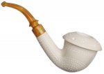 AKB Meerschaum: Lattice Calabash (Tekin) (with Case)