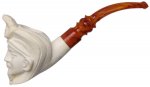 AKB Meerschaum: Carved King Tut (with Case)
