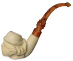 AKB Meerschaum: Carved Pirate (with Case)