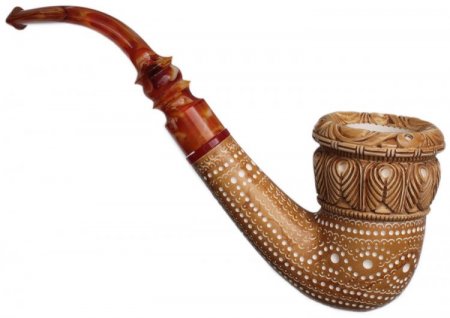 AKB Meerschaum: Lattice Calabash (with Case)