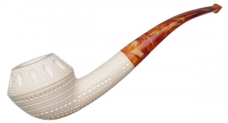 AKB Meerschaum: Lattice Rhodesian (Ali) (with Case)