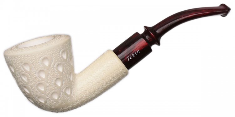 AKB Meerschaum: Lattice Bent Dublin (Tekin) (with Case)