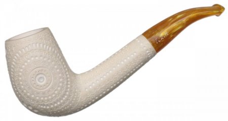 AKB Meerschaum: Lattice Bent Billiard (Tekin) (with Case)