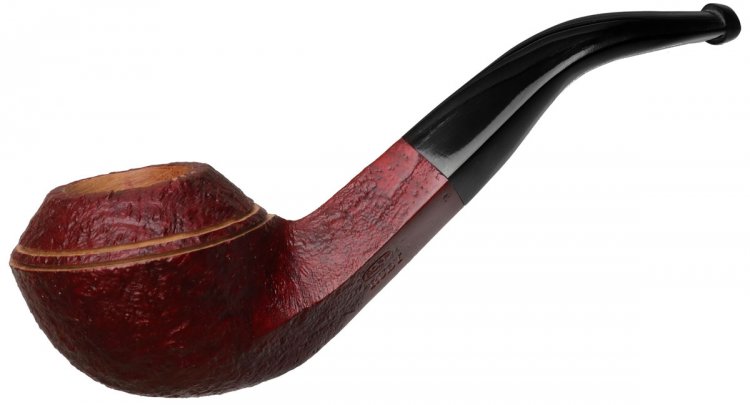 Ropp: Ruby Sandblasted Bent Bulldog