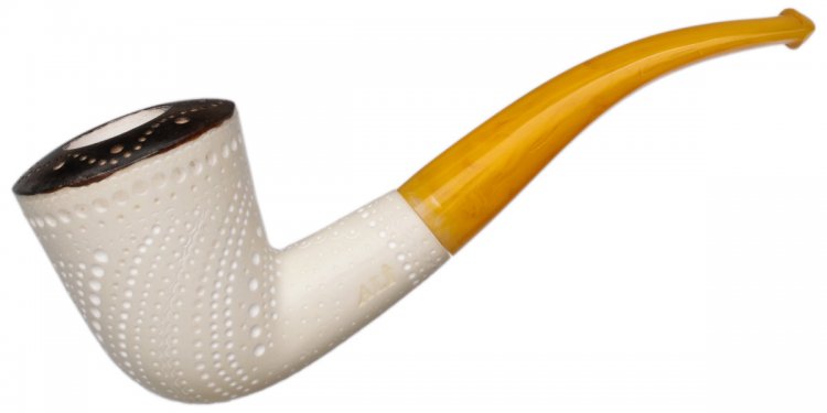 AKB Meerschaum: Lattice Bent Dublin (Ali) (with Case)