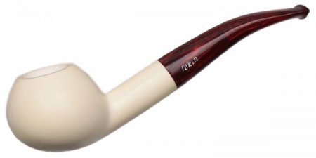 AKB Meerschaum: Smooth Bent Apple (Tekin) (with Case)