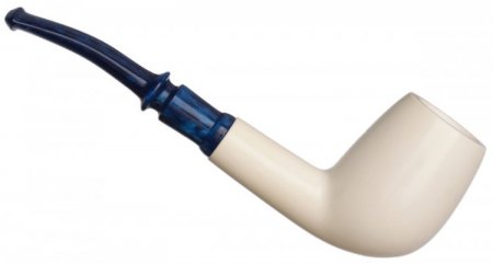 AKB Meerschaum: Smooth Bent Billiard (Tekin) (with Case)