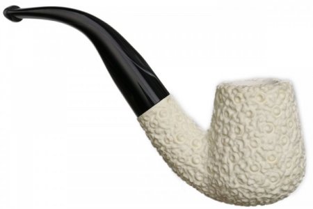 AKB Meerschaum: Rusticated Bent Brandy (with Case)