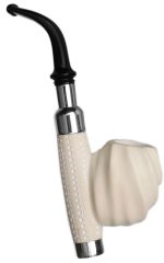 AKB Meerschaum: Lattice Cavalier with Silver (Ali) (with Case)