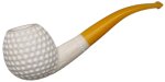 AKB Meerschaum: Carved Bent Ball (Ali) (with Case)