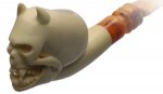 AKB Meerschaum: Carved Skull (with Case)