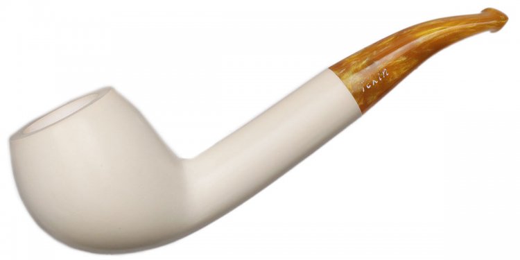 AKB Meerschaum: Smooth Bent Apple (Tekin) (with Case)