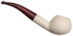 AKB Meerschaum: Smooth Bent Apple (Tekin) (with Case)