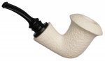 AKB Meerschaum: Rusticated Calabash Reverse Calabash (Ali) (with Case)