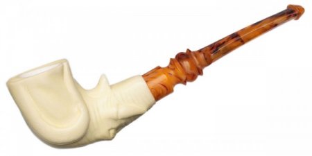 AKB Meerschaum: Carved Elephant (with Case)