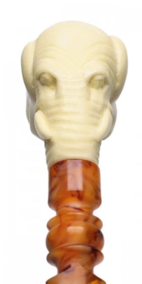 AKB Meerschaum: Carved Elephant (with Case)