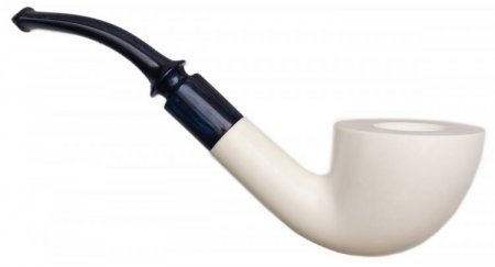 AKB Meerschaum: Smooth Bent Dublin (Tekin) (with Case)