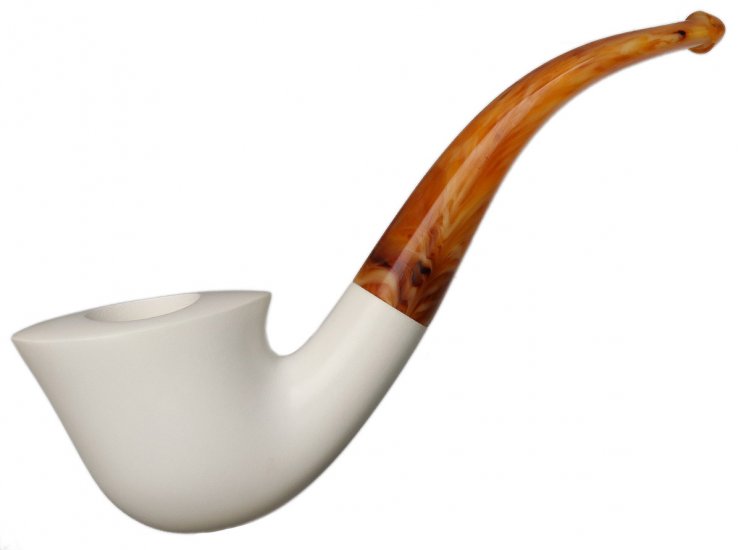 AKB Meerschaum: Smooth Bent Dublin (with Case)