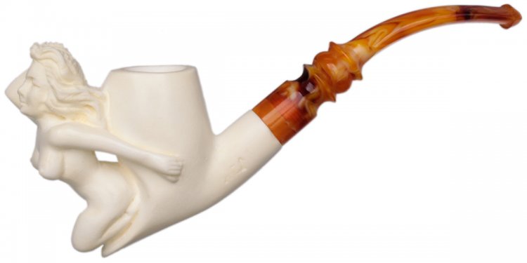 AKB Meerschaum: Carved Nude (Ali) (with Case)