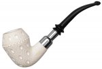 AKB Meerschaum: Lattice Rhodesian with Silver (Ali) (with Case)