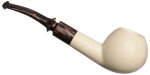 AKB Meerschaum: Smooth Bent Apple (Tekin) (with Case)