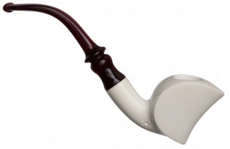 AKB Meerschaum: Spot Carved Freehand (with Case)