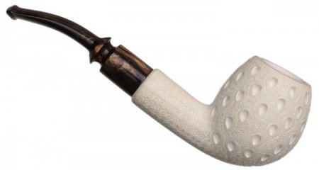 AKB Meerschaum: Lattice Bent Apple (Tekin) (with Case)