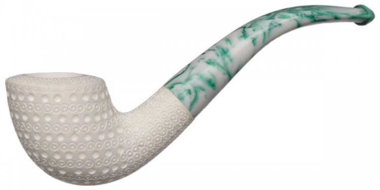 AKB Meerschaum: Lattice Bent Dublin (with Case)