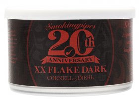 Cornell & Diehl: Smokingpipes 20th Anniversary Blend: XX Flake Dark 2oz