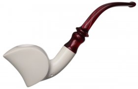 AKB Meerschaum: Spot Carved Freehand (with Case)