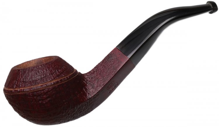 Ropp: Ruby Sandblasted Bent Bulldog