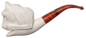 AKB Meerschaum: Carved Horse (with Case)
