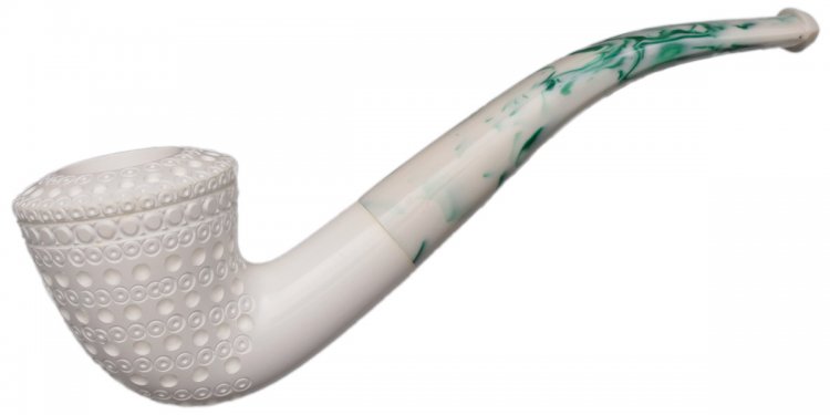 AKB Meerschaum: Lattice Bent Dublin (with Case)