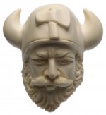 AKB Meerschaum: Carved Viking (with Case)