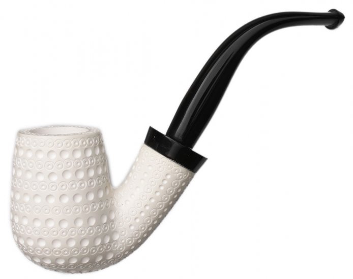 AKB Meerschaum: Lattice Bent Billiard (with Case)